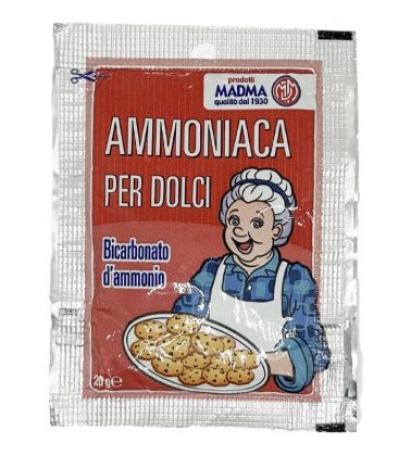 Ammoniaca per dolci (n.5 bustine gr.20) Madma