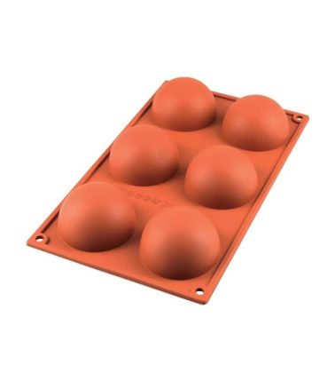 Stampo silicone semisfera 6 forme 70 x h35 mm (cod:SF002) Silikomart