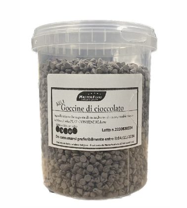 Goccine di cioccolato puro fondente in barattolo Masterfood 1 Kg