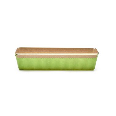 Stampo cottura forma Plum cake verde gr.200 in carta micronda