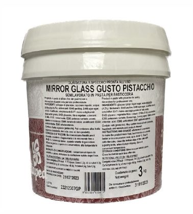Glassa a specchio Pistacchio mirror glass kg.3 Laped
