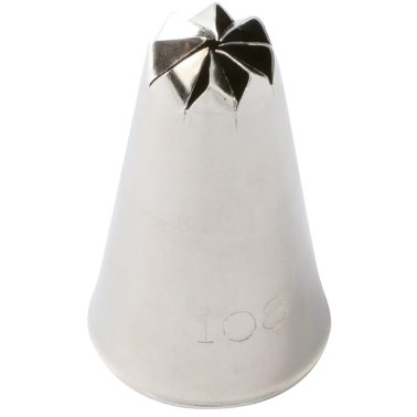 Bocchetta decorative D.13 mm H 41,5 mm Inox (BX 0108) Martellato