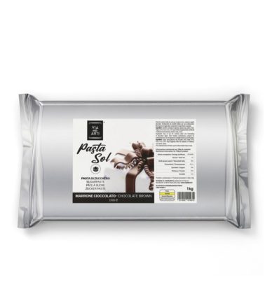 Pasta di zucchero Marrone-Cioccolato kg.1 Volcke