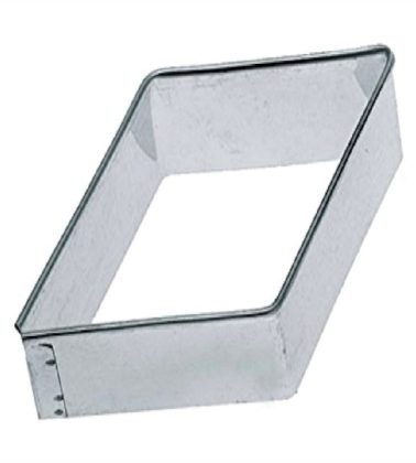 Stampo Rombo/Mostacciolo cm.7 tagliapasta acciaio inox Liotti
