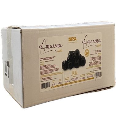 Ciliegie amarenate sgocciolate cal.16/18 kg.5 Ipsa