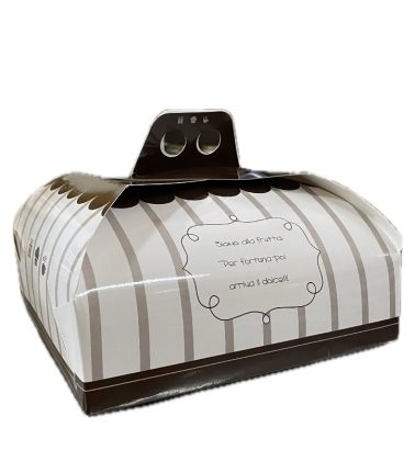 Scatola porta torte cm.23x23 Rettangolare (pezzi 10) MFood