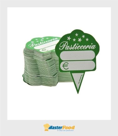 Segnaprezzo in cartoncino verde 500 pz