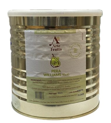 Pera Williams 10x10 semicanditi kg.3 ArteFrutta