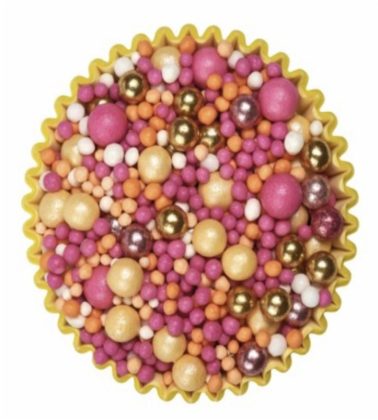 Decorazione pink gold delux gr.500 Diamanti