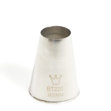 Bocchetta decorative Foro Tondo D.20 mm Inox (BT 220) Martellato