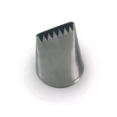 Bocchetta decorative a Intreccio D.25 H 40 mm Inox (BD 300) Martellato