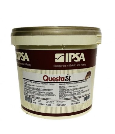 Crema spalmabile QuestaSi 8% nocciole kg.6 Ipsa