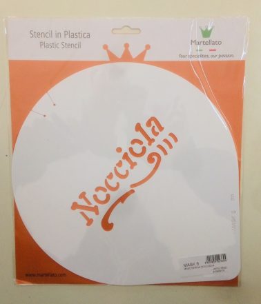 Stencil per torte Nocciola (mask 6) Martellato