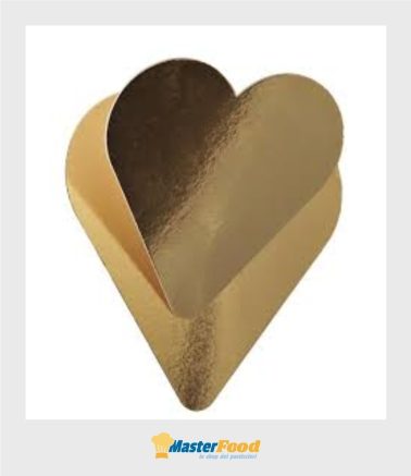 Piatto cuore piccolo oro sottotranche 25,5 x 22sottotorta a cuore,
