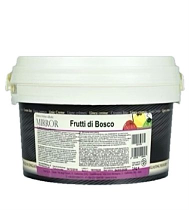 Glassa a specchio frutti di bosco mirror kg.3 (glutenfree) Irca
