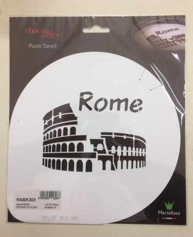 Stencil per torte Roma (mask303) Martellato