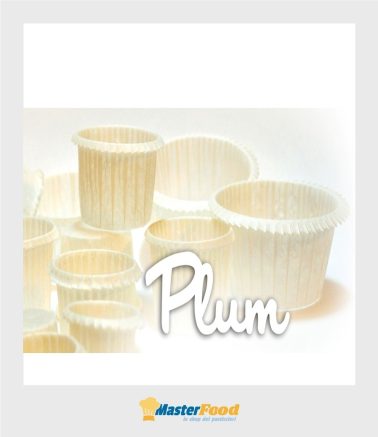Pirottino PLUMCAKE muffin 200 n.3 bianco (busta pz.100)