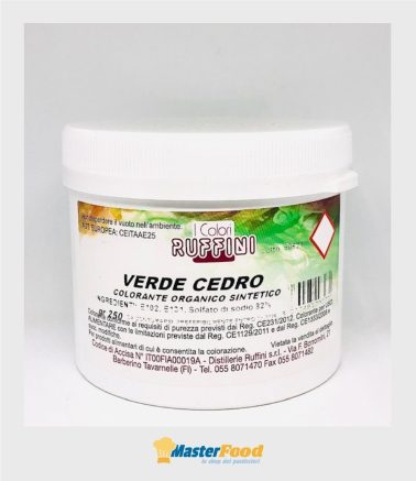 Colorante in polvere Verde Cedro gr.250 Ruffini
