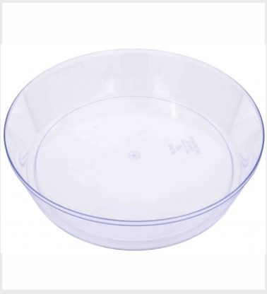 Vassoio bavarese trasparente diametro cm.24 (pezzi 10)