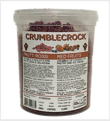 Crumblecrock biscofruttirossi gr.600 Ipsa