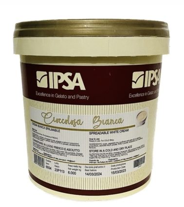 Crema spalmabile Cioccolosa bianca kg.6 Ipsa