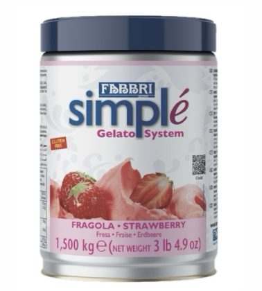 Simple' fragola kg.1,500 (glutenfree) Fabbri