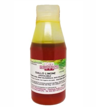 Colorante liposolubile Giallo Limone gr.250 Ruffini
