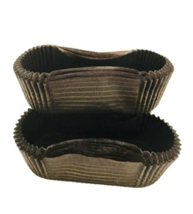 Pirottino ovale grande n.13 (busta pz.1000) carta marrò