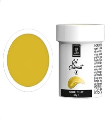 Colorante gel Giallo gr.30 (glutenfree) Volcke