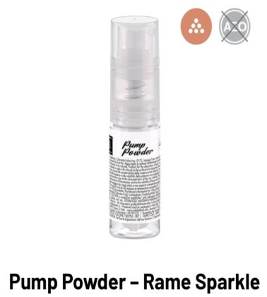 Colorante Pump-powder Rame Sparkle spray alimentare gr.10 Volcke