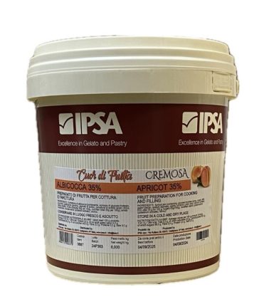 Passata albicocca 35% Cuor di Frutta cremosa kg.6 Ipsa