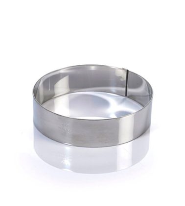 Cerchio inox cm.10 x H 5 Martellato