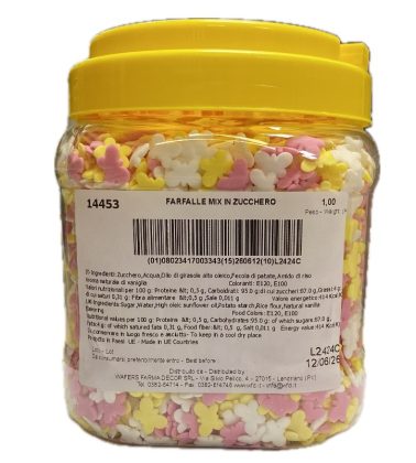Farfalle mix in zucchero kg.1 wfd