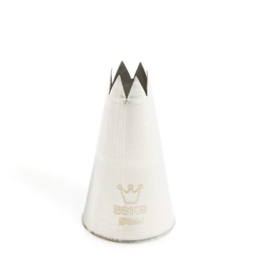 Bocchetta decorative foro stella D.9 mm Inox (BS 109) Martellato