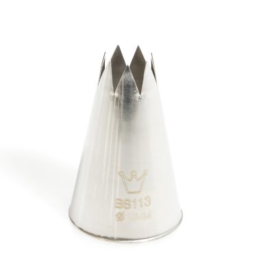 Bocchetta Decorativa Foro stella D.13 mm (BS 113) Martellato