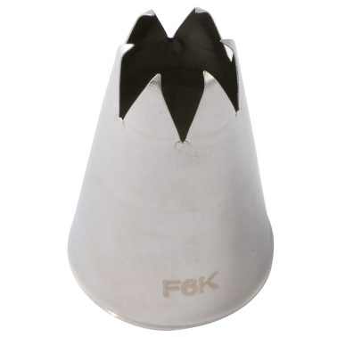 Bocchetta decorative stella D.18 mm Inox (BS 0F6K) Martellato