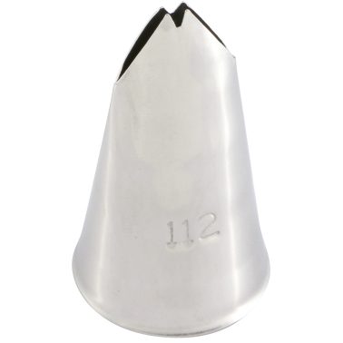 Bocchetta decorative per foglia 14 mm Inox (BX 1132) Martellato