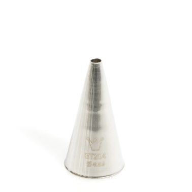 Bocchetta decorative Foro Tondo D.4 mm Inox (BT 204) Martellato