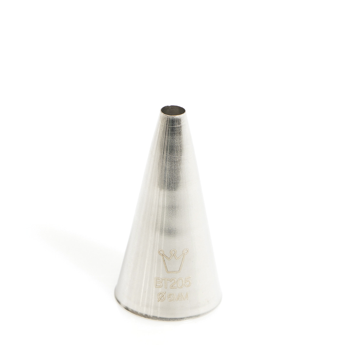 Bocchetta decorative Foro Tondo D.5 mm Inox (BT 205) Martellato