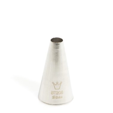 Bocchetta decorative Foro Tondo D.8 mm Inox (BT 208) Martellato