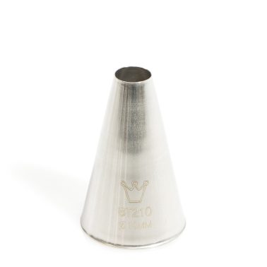 Bocchetta decorativa Foro Tondo D.10 mm Inox (BT 210) Martellato