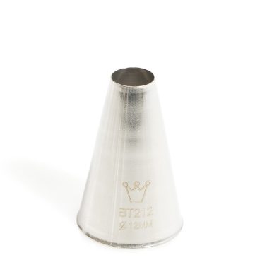 Bocchetta decorative Foro Tondo D.12 mm Inox (BT 212) Martellato