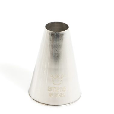 Bocchetta decorative Foro Tondo D.15 mm Inox (BT 215) Martellato