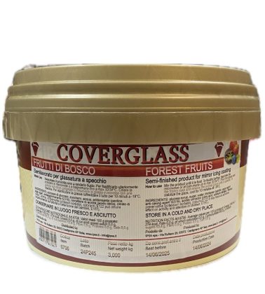 Glassa a specchio FRUTTI DI BOSCO coverglass kg.3 Ipsa