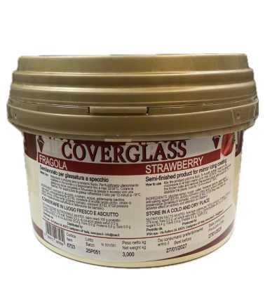 Glassa a specchio FRAGOLA coverglass kg.3 Ipsa