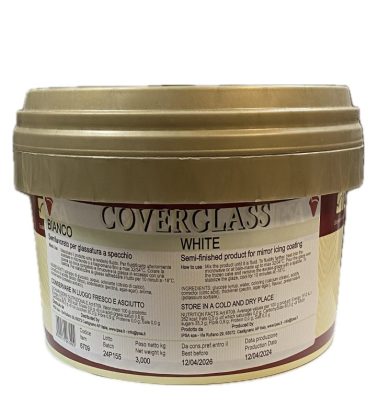 Glassa a specchio BIANCO coverglass kg.3 Ipsa