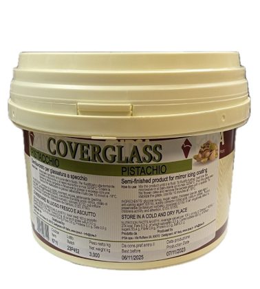 Glassa a specchio PISTACCHIO coverglass kg.3 Ipsa