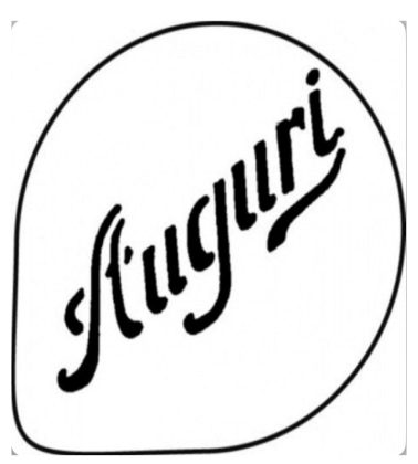 Stencil per torte Auguri (mask 22) martellato