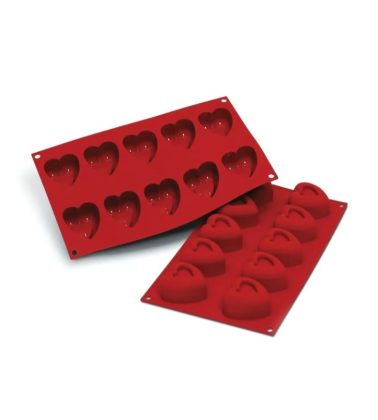Stampo silicone passion 10 forme 49x54 H28 mm (cod: SF088) Silikomart