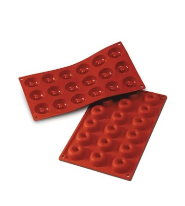 Stampo silicone savarin piccolo 18 forme 41 x H12 mm (cod: SF010) Silikomart